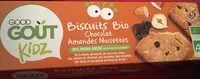 Sokerin määrä sisällä Biscuits Chocolat Amandes Noisettes
