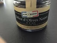 Sucre et nutriments contenus dans Olive et marius