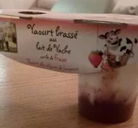 Jumlah gula yang masuk Yaourt Brassé au Lait de vache sur Lit de Fraise