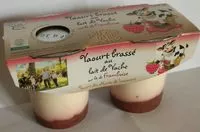 Jumlah gula yang masuk Yaourt brassé au lait de vache framboise