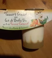 Jumlah gula yang masuk Yaourt brassé au lait de brebis bio sur lit de pomme caramel