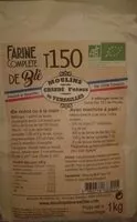 Jumlah gula yang masuk Farine de blé complète t150