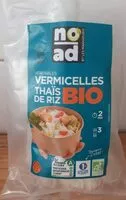 Amount of sugar in Vermicelles thaïs de riz bio