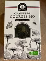 Quantité de sucre dans Graines de Courges de Bio