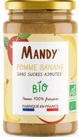 入っている砂糖の量 Compote Pomme Banane