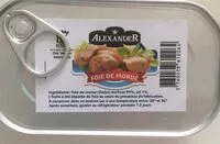 Количество сахара в Foie de morue