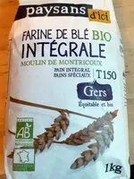 Cantidad de azúcar en Farine de blé bio intégrale
