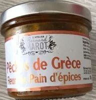 Suhkru kogus sees Pêches de Grèce Fleur de Pain d'épices