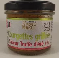 Suhkru kogus sees Courgettes grillées Saveur Truffe d'été 1,1%
