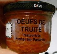 Suhkru kogus sees Œufs de Truite Pasteurisés Casher
