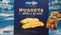 Amount of sugar in nuggets de merlu blanc. Du cap