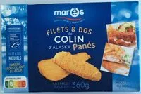 Amount of sugar in Filets & dos de colin d’Alaska panés