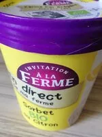 Cantidad de azúcar en Sorbet bio au citron