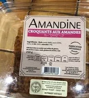 चीनी की मात्रा Croquants aux amandes
