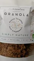 入っている砂糖の量 Granola - simple nature
