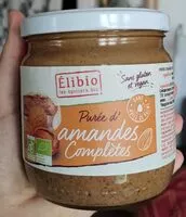 Jumlah gula yang masuk Purée d'amandes complètes