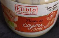 Suhkru kogus sees Purée de cajou 100%
