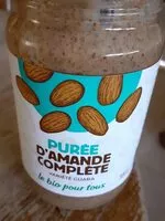 Jumlah gula yang masuk Puree d amande complète