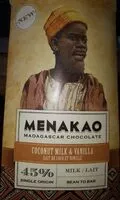 Suhkru kogus sees Menakao chocolat de Madagascar