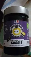 İçindeki şeker miktarı Confiture extra cassis