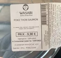 含糖量 Poke thon saumon