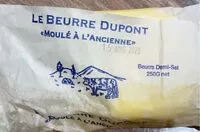 Sucre et nutriments contenus dans Le beurre dupont