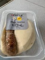 Suhkru kogus sees Aligot Saucisse