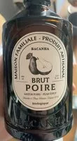 चीनी की मात्रा Brut poire