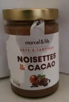 Sokerin määrä sisällä Pâte à tartiner Noisettes et Cacao