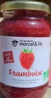 Sokerin määrä sisällä Préparation de framboises