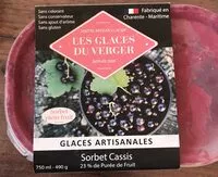 Quantité de sucre dans Sorbet cassis