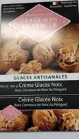 Quantité de sucre dans Crème glacée noix