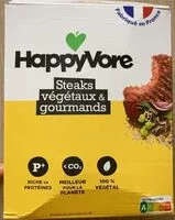 入っている砂糖の量 Steaks végétaux et gourmands