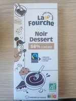चीनी की मात्रा Chocolat Noir Dessert Pâtissier 56% Bio et Équitable