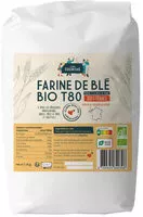 含糖量 Farine de Blé T80 Bio