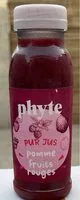 入っている砂糖の量 Pur jus pomme fruit rouge