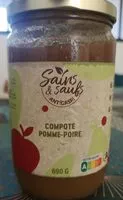 Quantité de sucre dans Compote pomme poire