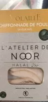 Sokerin määrä sisällä Chiffonnade de poulet saveur miel