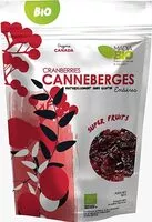 Quantité de sucre dans Canneberges Entières