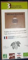 Quantité de sucre dans Chocolat au lait
