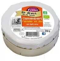 Cantidad de azúcar en Camembert bio au lait cru