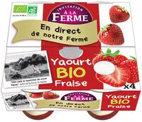 Quantité de sucre dans Yaourt à la fraise Fermier et Bio