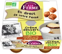 Cantidad de azúcar en Crème dessert bio Vanille sur lit de Caramel