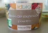 Количество сахара в Noix de muscade poudre