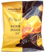 İçindeki şeker miktarı Pétales de patate douce bio
