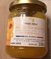 Amount of sugar in Miel de tournesol de touraine