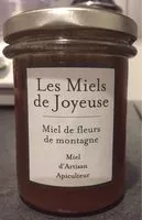 Sucre et nutriments contenus dans Les miels de joyeuse