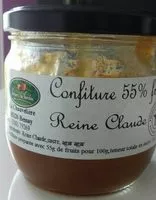 Cantidad de azúcar en Confiture Reine Claude