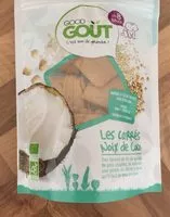 Sokerin määrä sisällä Les carrés Noix de coco bio 50g
