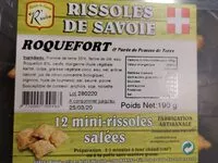 Sucre et nutriments contenus dans La rissole